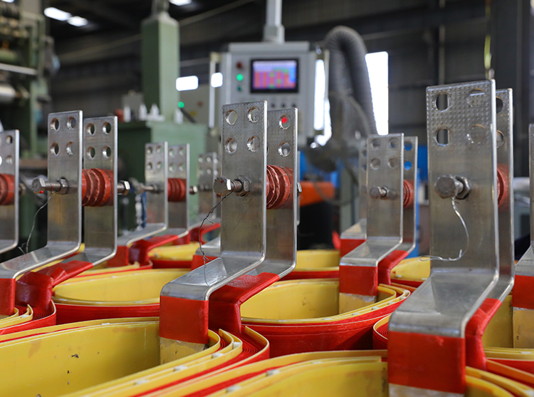 Transformer Low-Voltage Assembly Staging Area
